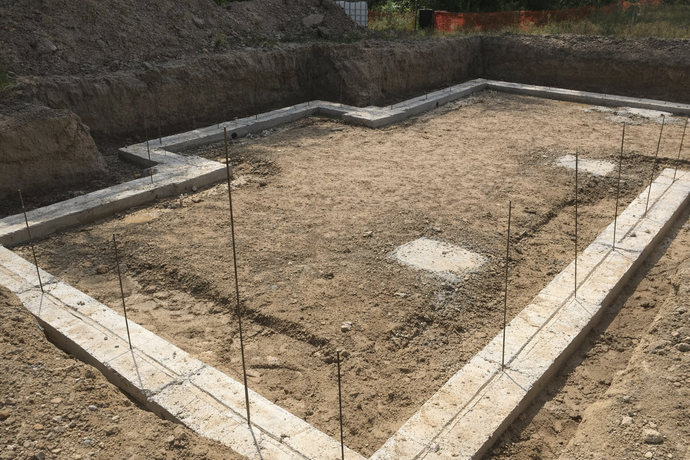 Concrete footings in Daytona Beach, FL