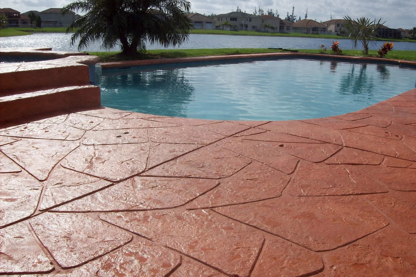 Stamped concrete services in Daytona Beach, FL